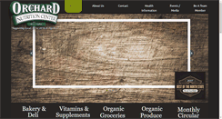 Desktop Screenshot of orchardnutrition.com